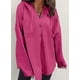 thumbnail image 2 of Sudadera SHEWIN Chaqueta de gran tamaño con capucha y botones para mujer, 2 of 4