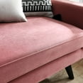 thumbnail image 3 of Modway Engage Performance Velvet Loveseat in Dusty Rose, 3 of 8