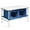 Dark Blue, variant on Costway Adjustable Camping Table Aluminum w/ Storage Organizer Grey
