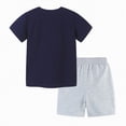 thumbnail image 6 of HCNTES Toddler Boy Firetruck Outfit Fire Engine Print Short Sleeve Tee and Drawstring Shorts 2-Piece Set Toddler Boys Summer Clothes, 6 of 7