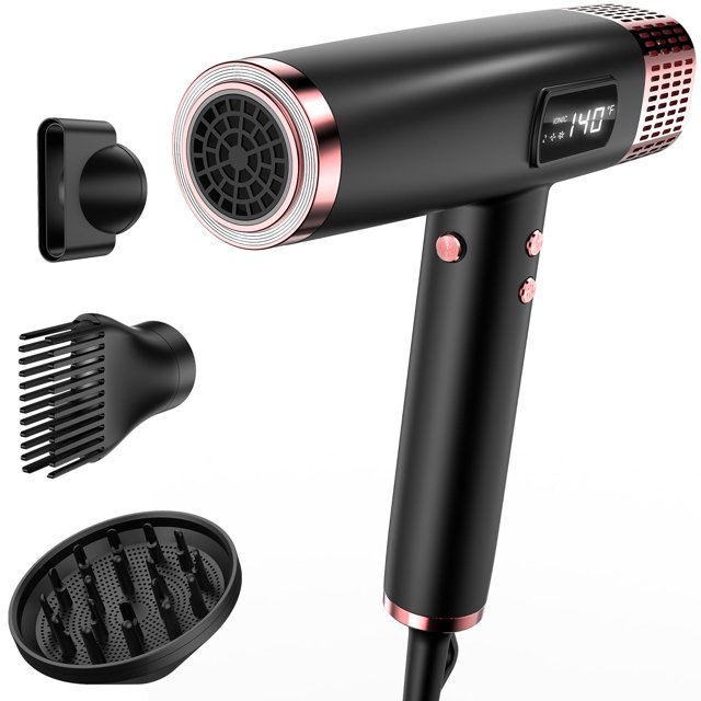 Secador de pelo MESCOMB Dual Voltage Ionic 1875W con difusor