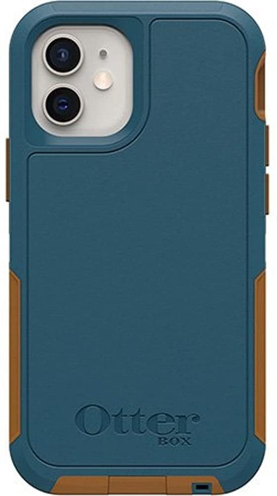 OtterBox Pursuit Series SCREENLESS Edition Case for iPhone 12 Mini Only -Non-Retail Packaging - Autumn Lake Blue/Brown