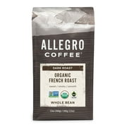 Allegro Coffee Organic French Roast Whole Bean Coffee, 12 oz