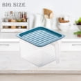 thumbnail image 1 of Agiferg Boîte de Rangement Transparente Carrée pour Réfrigérateur, avec Couvercle Empilable, 1 of 2