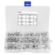 thumbnail image 1 of Lot de 100 écrous papillon en acier au carbone galvanisé M3/M4/M5/M6/M8/M10/M12, 1 of 4
