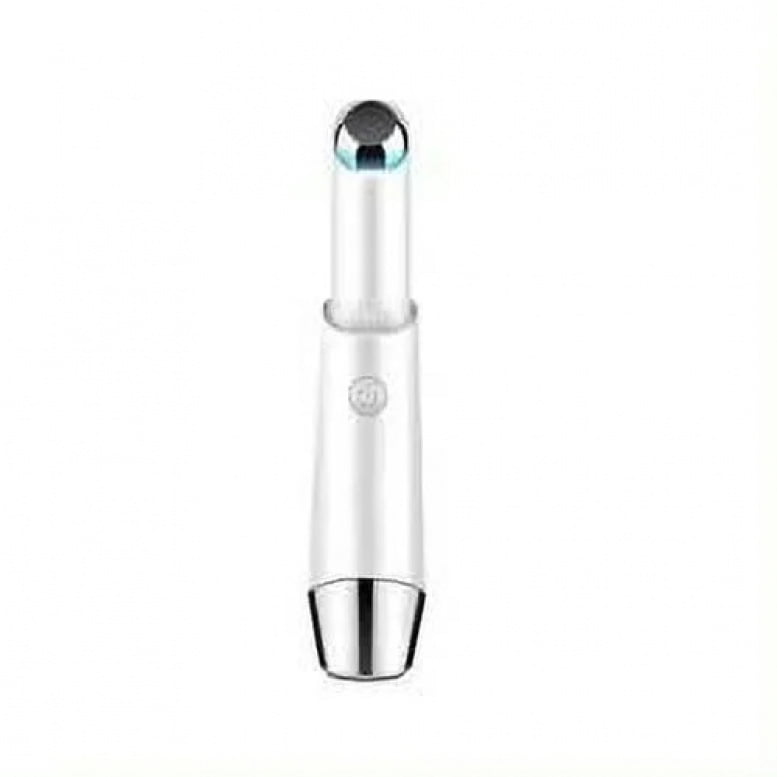 CNV 3-in-1 Eye & Face Massager Wand, Heat Vibration Red Blue Light Therapy, USB Rechargeable At-Home Spa Skincare Device for Skin Revitalization, Pink