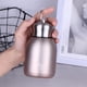 thumbnail image 5 of EeaseMX Tazas de acero inoxidable con forma de panza, taza térmica portátil, minibotella, tazas de agua (oro rosa), 5 of 7
