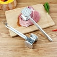 thumbnail image 4 of MOMOJIA Meat Tenderizer Hammer Kitchen Meat Hammer Ergonomic Handle Nail Sharpened Peen Tenderizer Steak Pounding Tool, 4 of 12