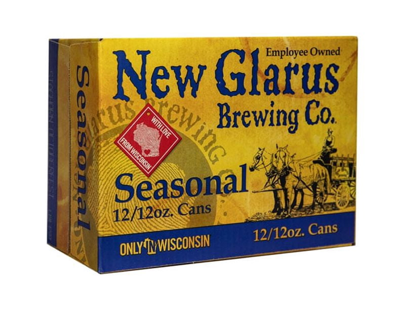 New Glarus Seasonal, 12 Pack, 12 Fl Oz Cans, Craft Seasonal