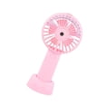thumbnail image 4 of Worallymy Fan USB eléctrico ajustable ventilador de mano recargable portátil de bajo ruido atomizador enfriador rosa Worallymy JD735811168, 4 of 7