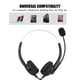 thumbnail image 5 of Auricular de Centro de Llamadas Celular con Micrófono Audifono Binaural con Cable, Ligero Auricular para PC Auriculares con Cable, Cancelación de Ruido, Auricular Comercial(3.5 Partes Electronicas Octpeak No, 5 of 7