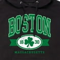 thumbnail image 3 of Instant Message - Boston Mass Clover - Men's Pullover Hooded Fleece Sweatshirt, 3 of 6