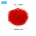 thumbnail image 2 of Uxcell 50 Pcs Pom Poms Charm Pom Pom Charm Craft Pom Poms Pendants Balls Small Fluffy Tassel Bulk for Crafts Red, 2 of 6