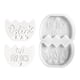 thumbnail image 5 of Molde de silicona flexible para conejito de Pascua, para chocolate, fondant, caramelos, cubitos de hielo, apto para lavavajillas, decoración 3D de Pascua., 5 of 8