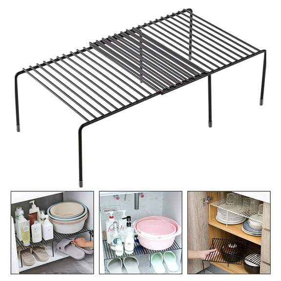 Sparsain Multifunctional Expandable and Stackable Storage Shelf for Kitchen Cabinet