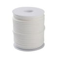 thumbnail image 2 of 45M Faux Suede Cord Faux Suede Lace White 2~2.5x1.5~2mm 50 Yards(45m)/Roll, 2 of 4