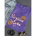 thumbnail image 3 of The Virginia Waves Shaped T-Shirt Women -Image by Shutterstock, Female Small, 3 of 4