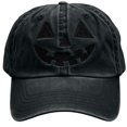 thumbnail image 3 of SYMOID Dad Hat Embroidered Hall-oween Pumpkin Face, Washed Cotton Adjustable Baseball Cap for Men Women Black Hats,Size Free Size, 3 of 6