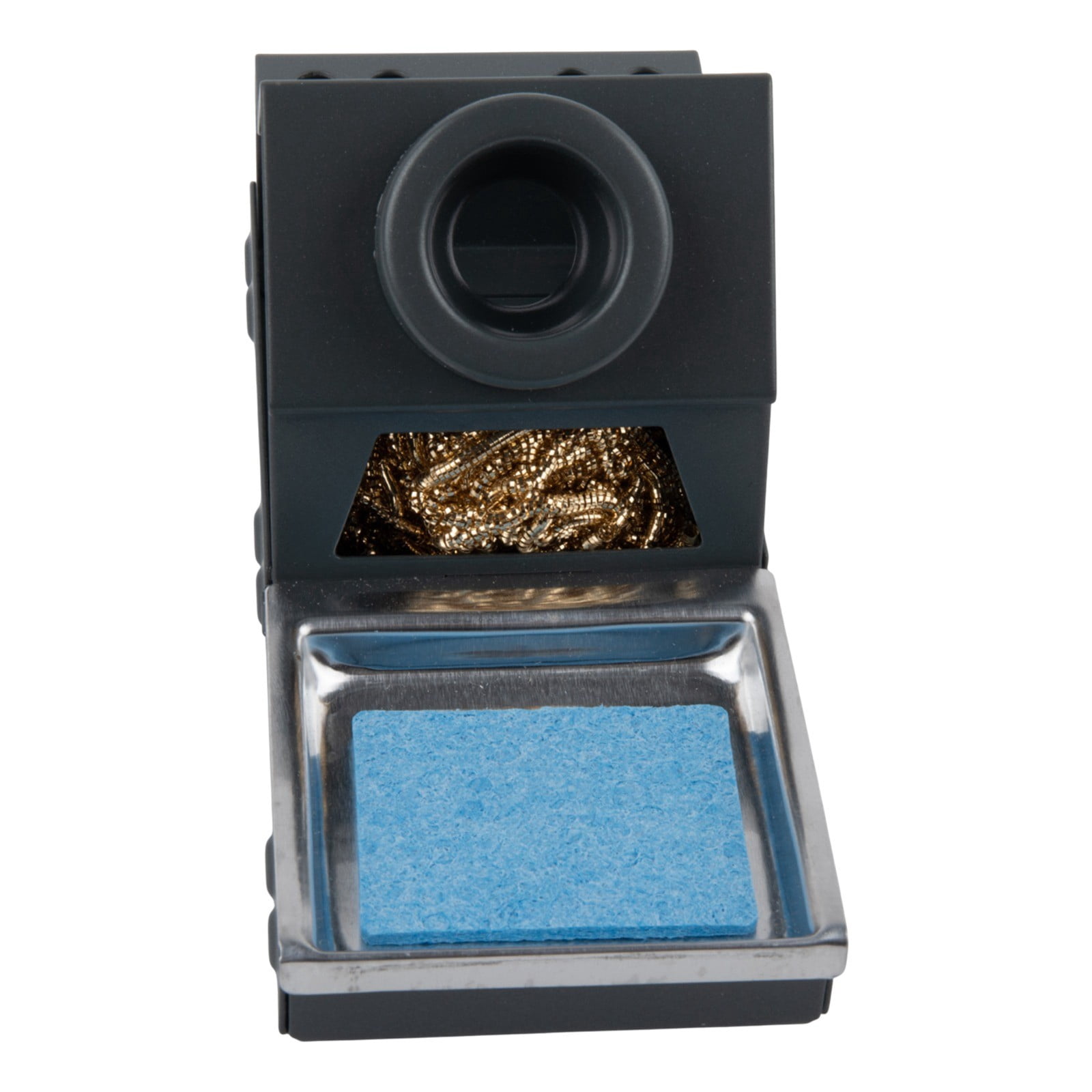 Soldering Iron Holder, Portable Stable Soldering Iron Stand with Cleaning Sponge