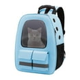 thumbnail image 4 of Mochilas Portadoras para , Duradero, Portátil, Ventilado, , , Perros, Mochilas Portadoras, Por Aerolínea, Diseñado para Viaje - Blue Azul Salvador Burbuja transportadora para gatos, 4 of 10