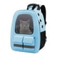 thumbnail image 4 of Mochilas Portadoras para , Duradero, Portátil, Ventilado, , , Perros, Mochilas Portadoras, Por Aerolínea, Diseñado para Viaje - Blue Azul Salvador Burbuja transportadora para gatos, 4 of 10