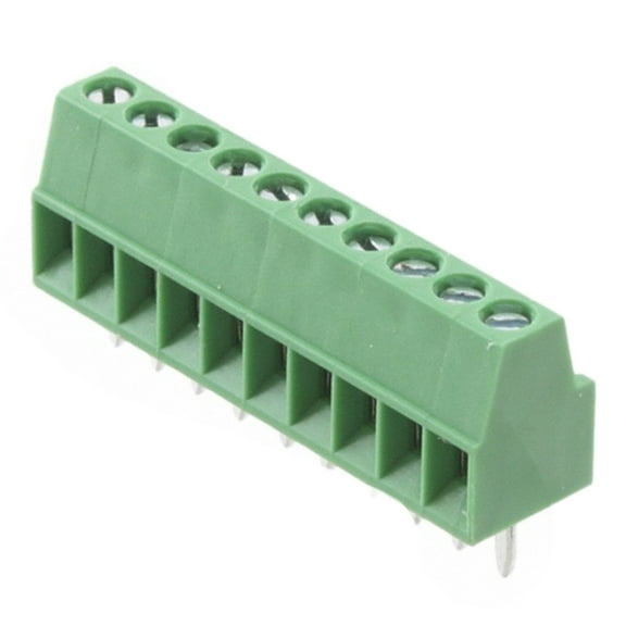 Pack of 5 OSTVN10A150 Conn Terminal Block 10 POS 2.54mm Solder ST Thru-Hole 6A, Bulk, RoHS