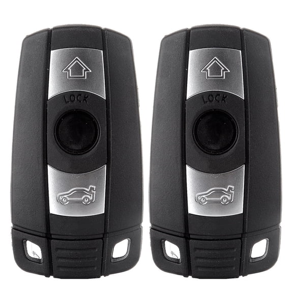 cciyu X 2 Flip Key Fob with Key Blade 3 buttons Replacement for 04 05 06 07 08 09 10 11 for BMW 325Ci/ 325xi 335is 330Ci 528xi/ 535xi 545i Series with FCC KR55WK49127