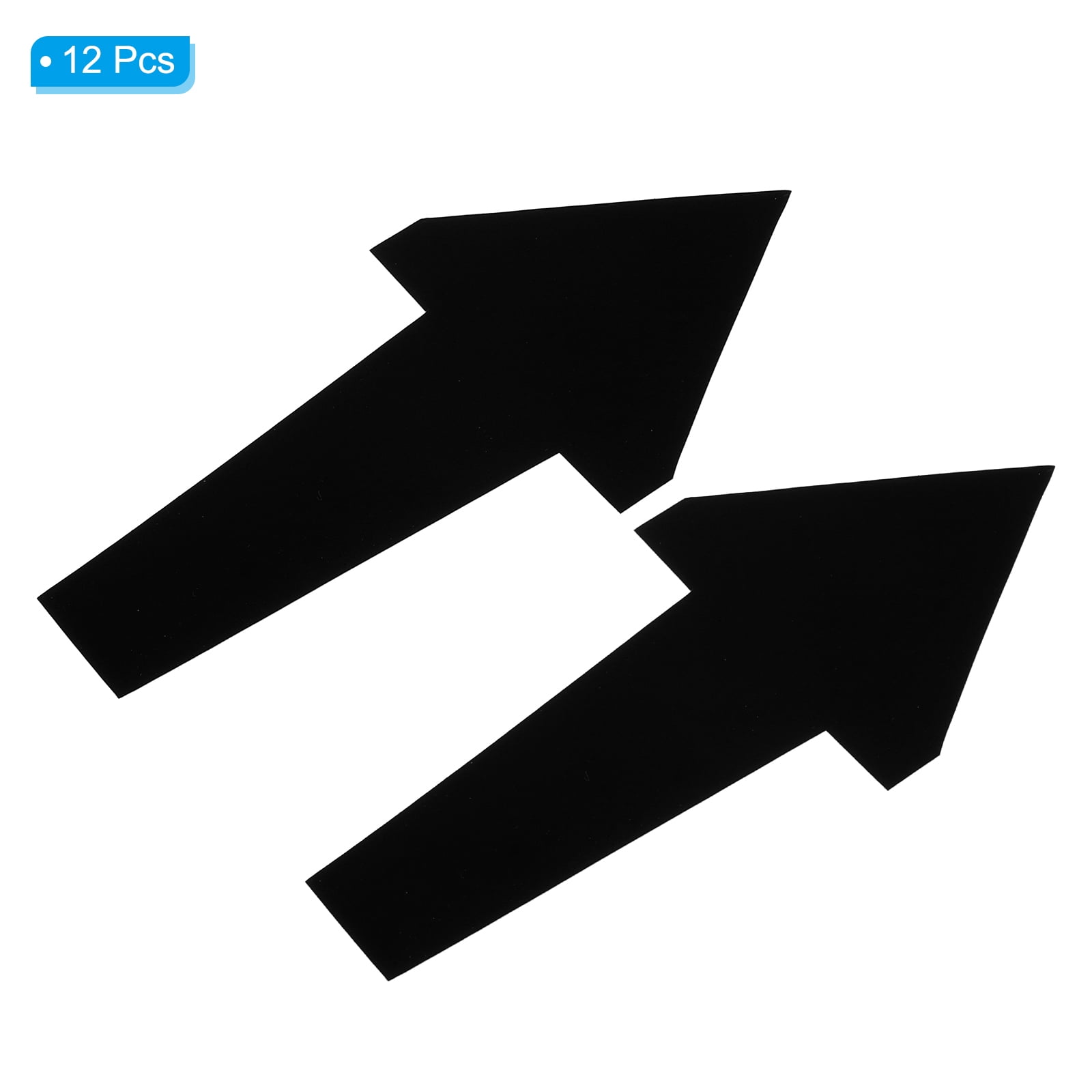 Unique Bargains Arrow Sticker Removable Self Adhesive Waterproof Floor Decal Black