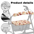 thumbnail image 5 of HELLHERO Maple Leaf Stain Proof Walker Covers Rollator Walker Seat and Backrest Rollbar Covers Set & Cover Only Dust Proof and Non Slip for Seniors, 5 of 7