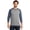 Navy Frost/ Grey Frost, variant on District Made Mens Perfect Tri 3/4-Sleeve Raglan DM136 T-Shirt
