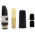 thumbnail image 3 of Kit de Boquilla, Incluye Ligadura+Caña de Clarinete 2.5+Boquilla de Clarinete Negra Tapa de Plástico Accesorios para Instrumentos Musicales,11 Feliz Sencillez, 3 of 5