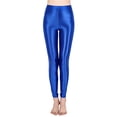 thumbnail image 1 of Plus Size High Waist Workout Leggings Shiny Pants Yoga Tights For Women, 1 of 5