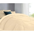 thumbnail image 4 of 3 Piece Luxury U Shape Pattern Comforter By D.N.G. BEDDINGS Set Premium Super Soft, 1000 Thread Count 100% Egyptian Cotton King/California King Size Ivory Color, 4 of 9