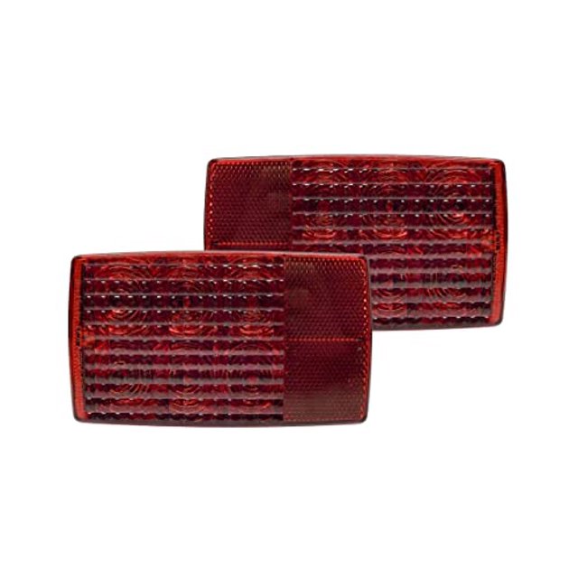 Submersible LED Tail Light Kit | 6" Multifuction Box LED Trailer Lights | Includes Electrical Connectors and Mounting Hardware