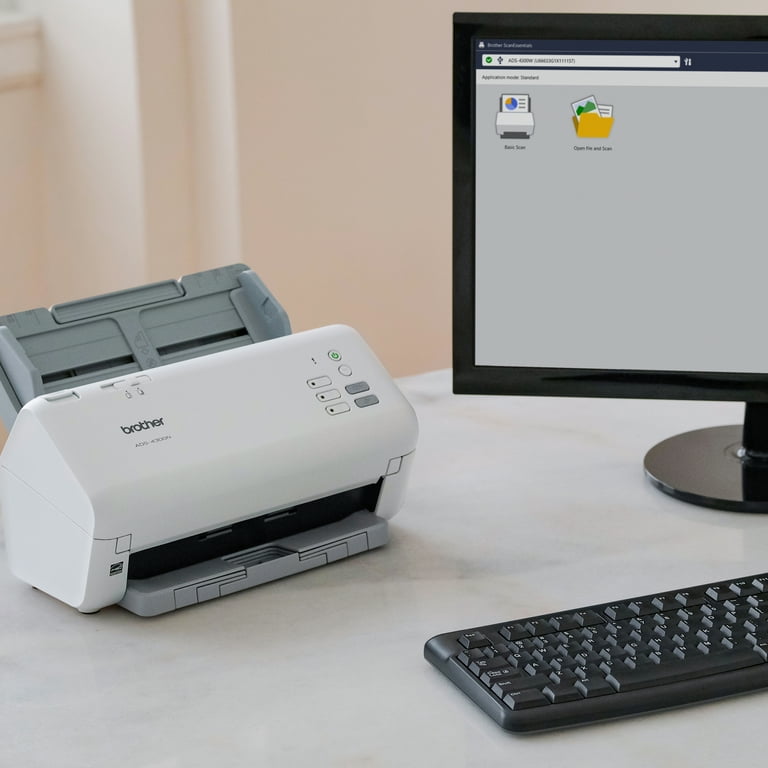 Brother Professional Monochrome/Color Desktop Scanner for Business