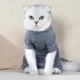 thumbnail image 5 of Bobasndm Cat Recovery Suit After Surgery for Female Male Pet Surgical Pajamas Long Sleeve Prevent Shedding Recovery Snugly Suit%26E Collar Alternative Onsies for Cats, 5 of 8