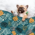 thumbnail image 3 of Pofeuu Tropical Leaves Print Puppy Blanket,Dog Blankets,Pet Blanket Cozy Cat Blankets for Indoor Cats, Fuzzy Pet Blanket for Kitten Doggy Dog Blankets-Medium, 3 of 8