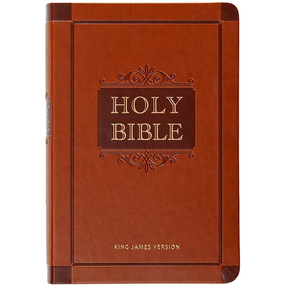 KJV Holy Bible Giant Print Compact Sienna, (Hardcover)