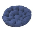 thumbnail image 1 of Silla de hamaca cojín silla de jardín tapete liviano lavable al aire libre cojín de asiento al aire libre azul oscuro, 1 of 8