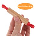 thumbnail image 3 of Phenofice 4pcs Small Roller Children Baking Toy Assorted Color Cookie Pressing Baking Tool, 3 of 8