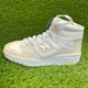thumbnail image 3 of New Balance 650R Mid Mens Size 8 White Beige Athletic Leather Shoes Sneakers, 3 of 6