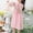 Pink, variant on Eltusu Girls Cotton Dresses, Sleeveless Plaid Summer Crew Neck Kids Clothes Pink Size 8-9 T