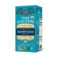 thumbnail image 2 of Lundberg Family Farms Thin Stackers Brown Rice Lightly Salted Grain Cakes, 5.9 Ounce (Pack of 2), 2 of 6