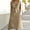 A34 Khaki, variant on Xdegoge To Be Linen Dress for Women Sleeveless Sundress Fashion 2025 Dresses with Pocket Crew Neck Summer Maxi Dress Boho Beach Flowy Vacation Casual Sundress