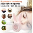 thumbnail image 4 of Children's light alarm clock Cute Rabbit Wake Up Children's alarm clock Creative bedside lamp, snooze function, time-controlled night light, children's day gift for children, girls (pink), 4 of 7