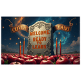 thumbnail image 2 of Underwater Themed Welcome Banner with Colorful Sea Creatures and Pumpkins Party Decorations Backdrop Background for School Events Learning Parties Educational Gatherings Photo Shoots, 2 of 8