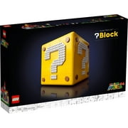LEGO Super Mario 64 Question Mark Block 71395, 3D Model Set for Adults with Microscale Levels and Princess Peach & Yoshi Micro Figures