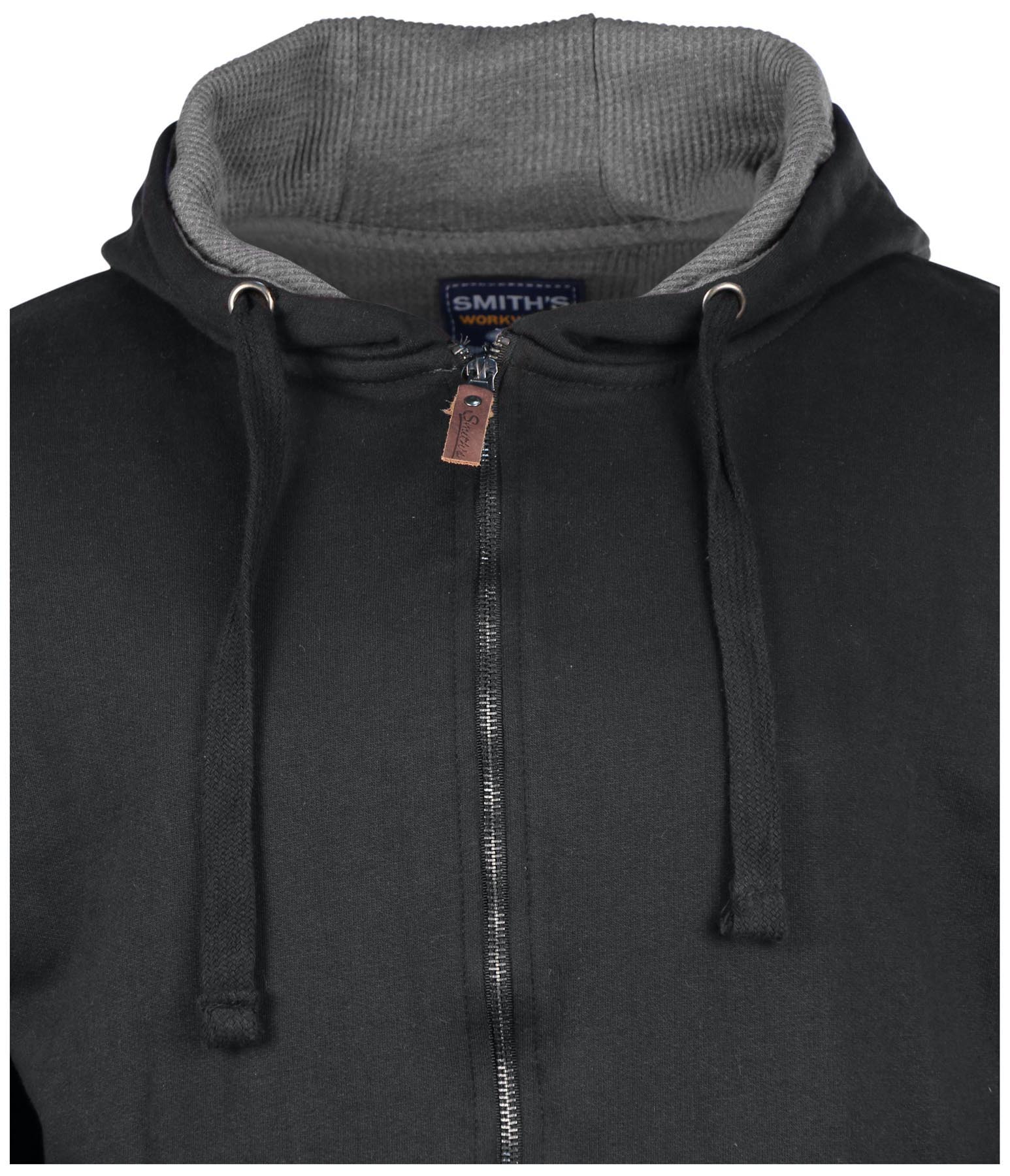 smiths mens basic sherpa lined fleece hoodie