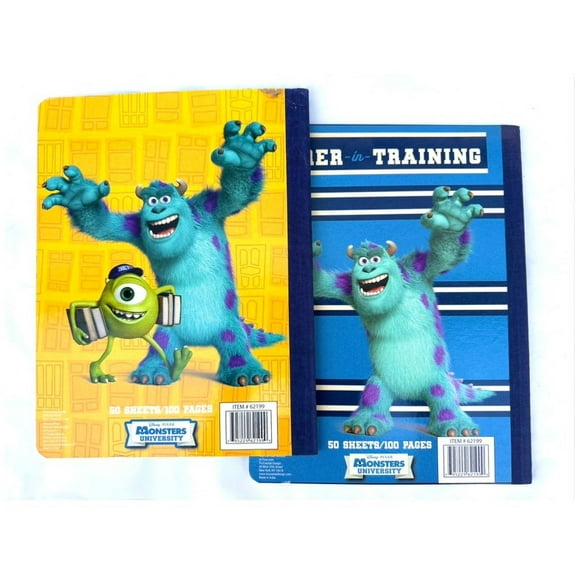 2pk Monsters University Hardbound notebooks