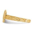 thumbnail image 3 of 14k Yellow Gold Butterfly Adjustable Toe Ring Open Midi, 3 of 10